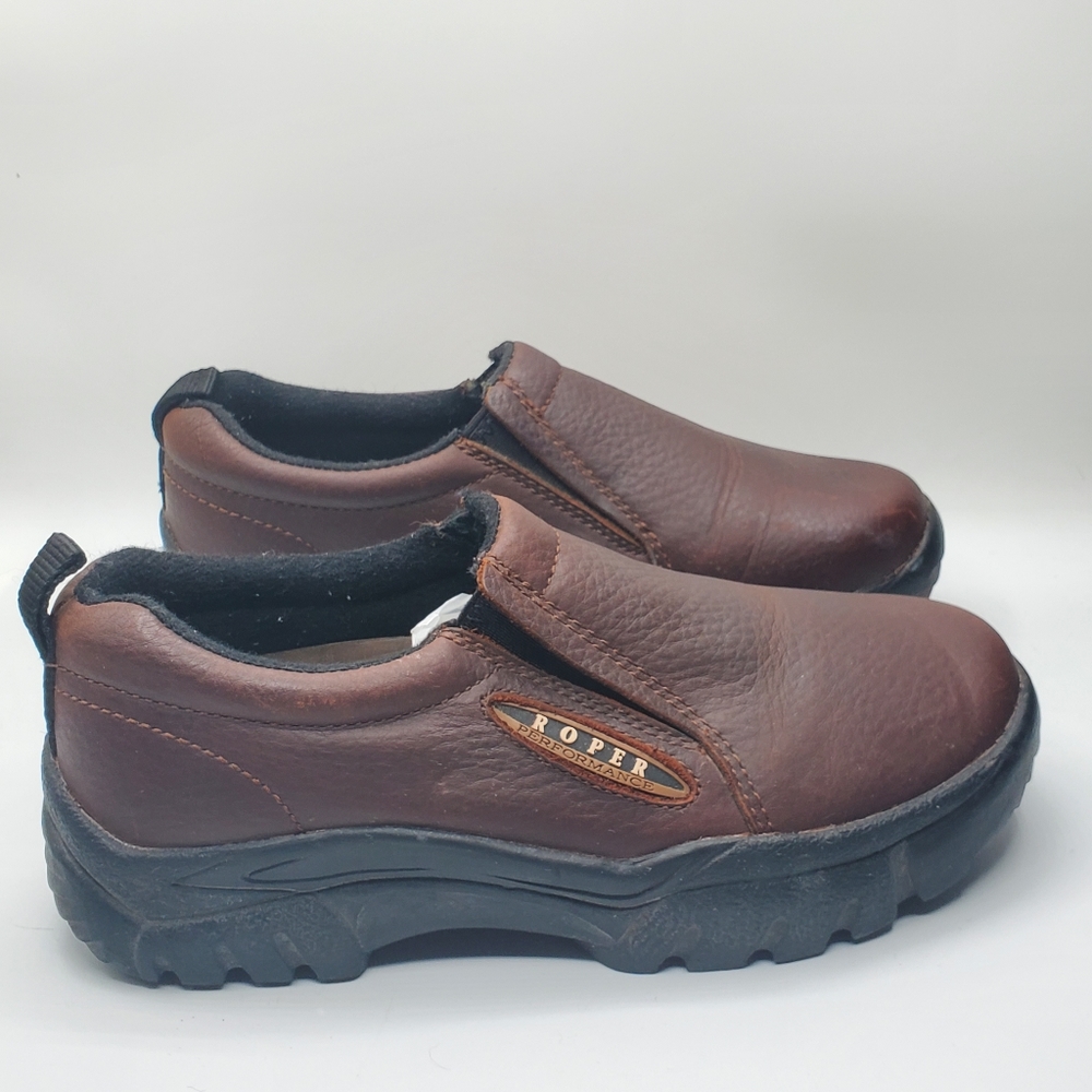 Roper performance leather slipon shoes size 7 - Picture 8 of 12